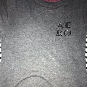 grey top from aeropostal